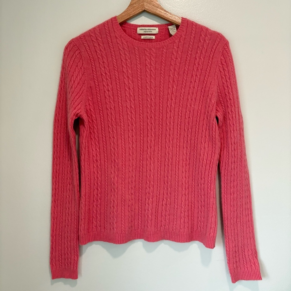 Vintage Valerie Stevens Separates 100% Cashmere Sweater | Size M